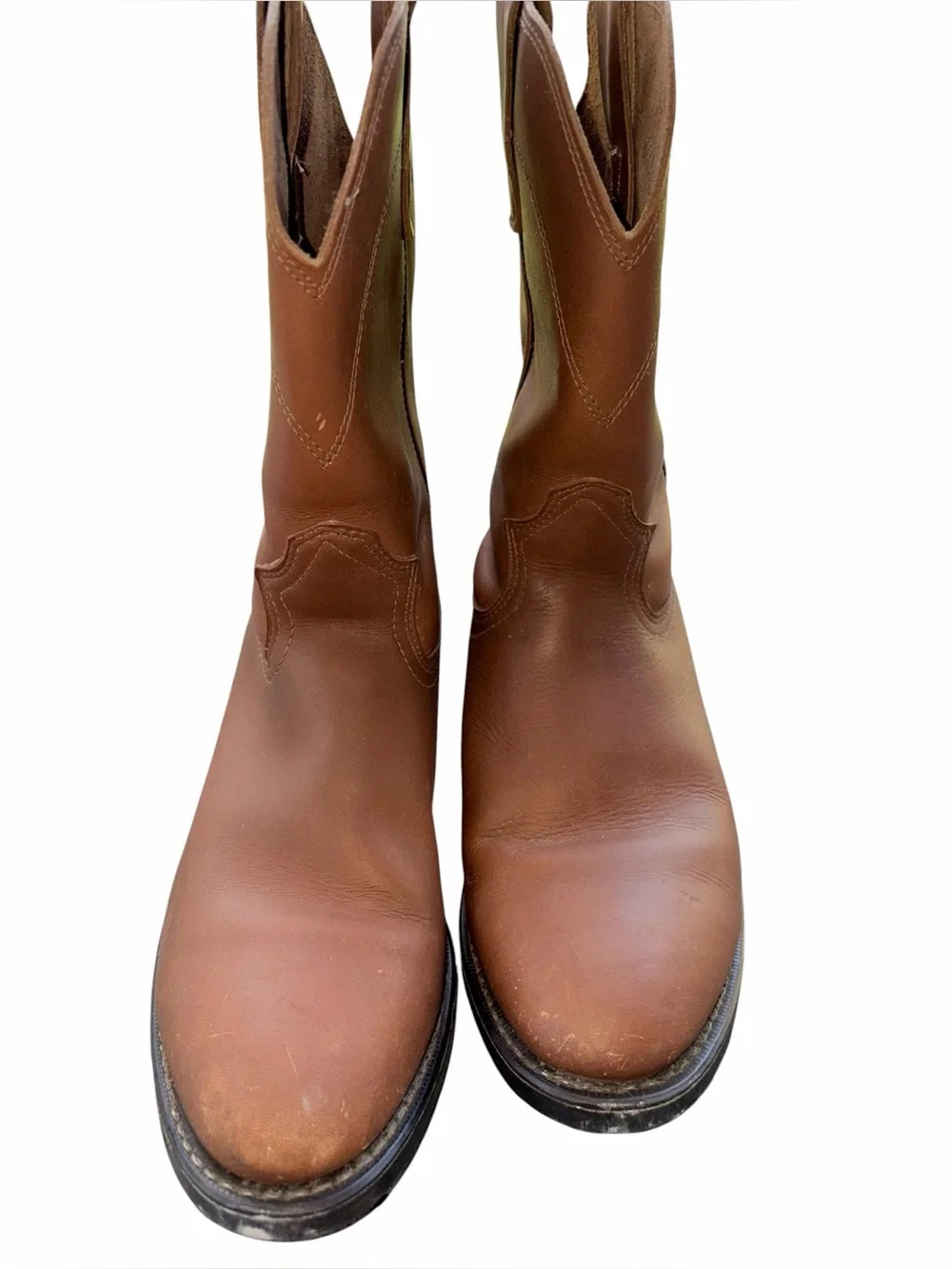 Georgia Boot Men’s Farm and Ranch Wellington Leather Work Boots Cowboy Rancher